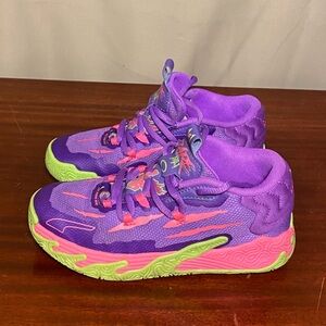 Puma Melo Ball 03 Be You Kids Basketball Shoes size 1C